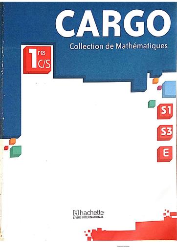 Prof Maths1ière S cargo by Tehua