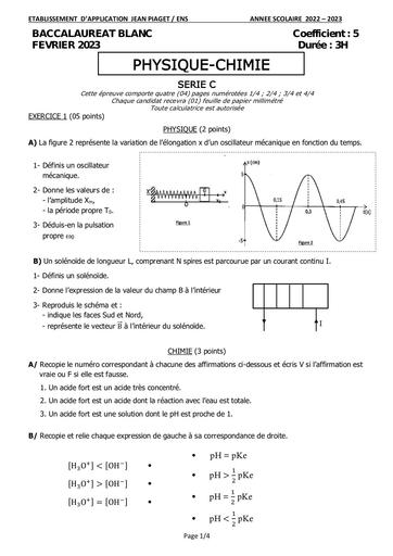 BAC BLANC PC PIAGET 2023 by Tehua