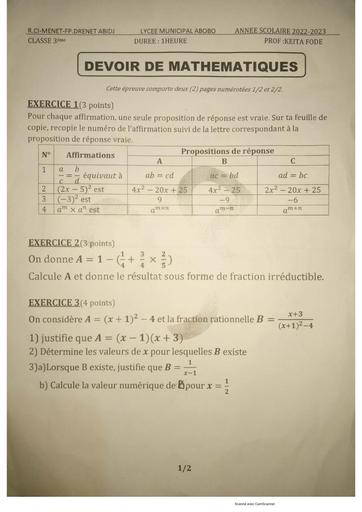 devoir de Maths 3ieme n°1 2022-2023 by Tehua.pdf