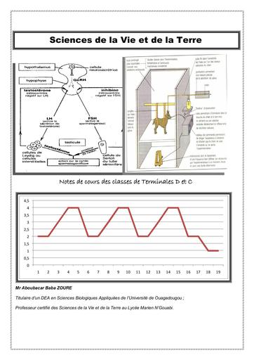 Cours SVT Tle D&C by M.Tehua