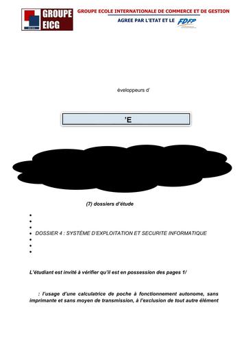 ETUDE DE CAS IDA