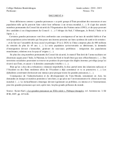 SUPPORT HIST Tle THEME 1 L3 DOC4