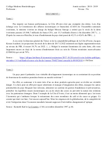 SUPPORT GEO Tle THEME 1 L3 DOC1