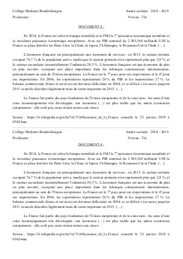 SUPPORT GEO Tle THEME 2 L2 DOC4