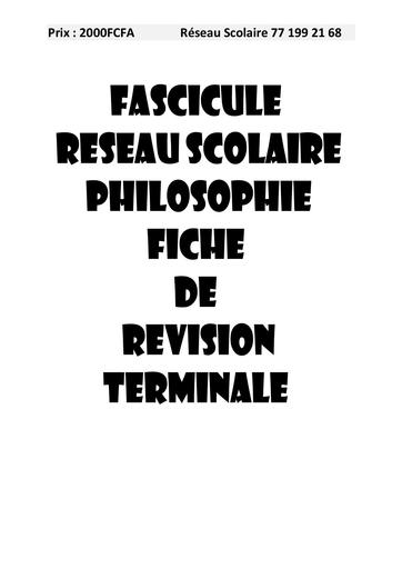 FASCICULE PHILO Tle A by Tehua