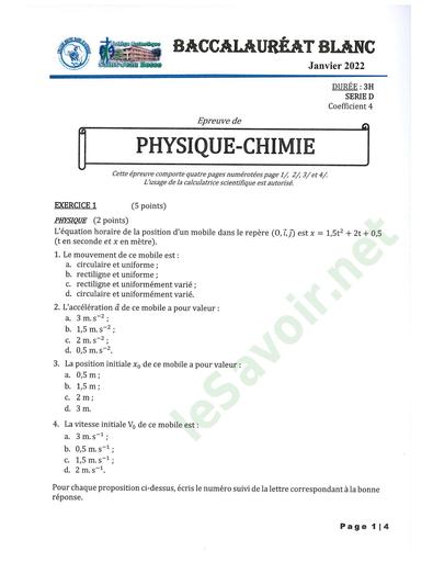 22 BACblanc PHYSCHIMIE TD StJBoscoNDA