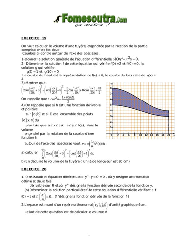 TP 1 équations différentielles trigonométrique maths niveau Terminale D