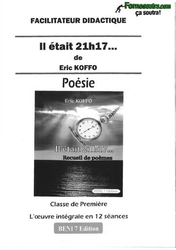 FACILITATEUR Il était 21h17 CLASSE 1ière BY TEHUA