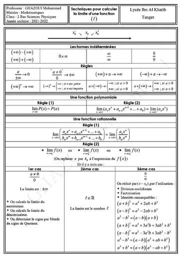 Résumé Maths Bac bon pour APC by Tehua