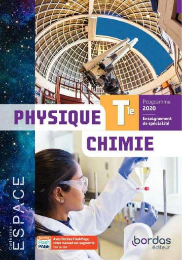 Livre Physique Chimie Tle C&D collection espace by Tehua