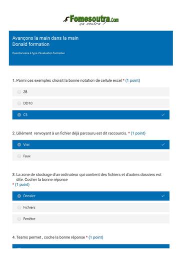 Sujet+correction évaluation informatique INFAS L1 by TEHUA