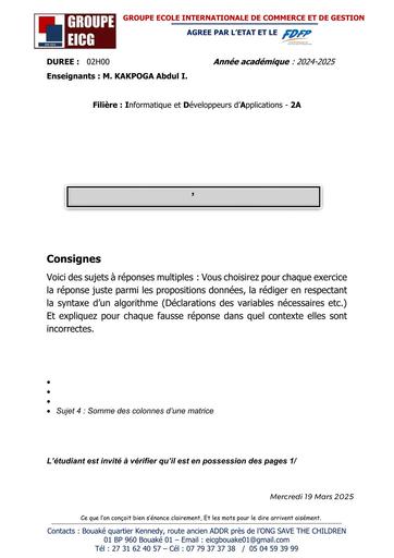 COMPOSITION ALGO