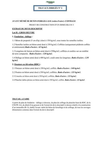 BTP TRAVAUX DIRIGÉS BÉTON BY TEHUA