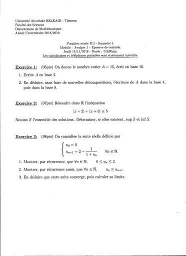 Examen7 Analyse 1 MI L1 BY TEHUA