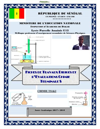 Fascicule chimie Tle S 2018 BY TEHUA