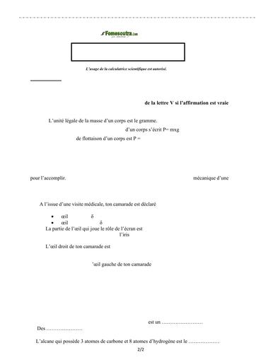BEPC BLANC 2025 BOUAKE 2 PC BY TEHUA