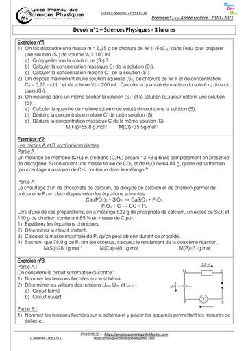 DEVOIRE PC 1ereS1 2021 WahabDiop