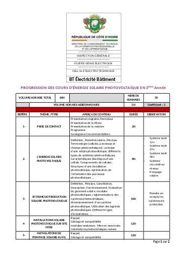 Prog Energ PhotoVolt 2A BT Elect Bât 25 09 23