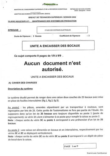 SUJET BTS 2022 ESE MSP UNITE A EN SAISSER DES BOCAUX BY TEHUA