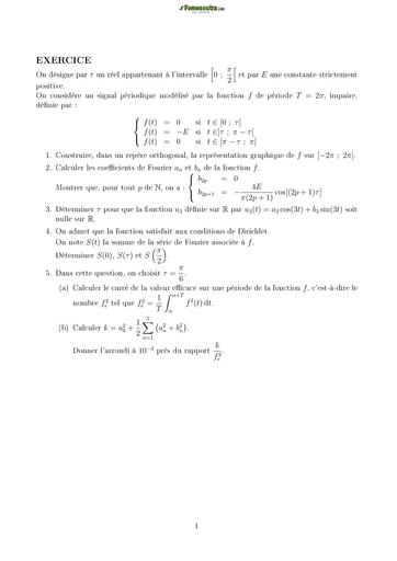 TP BTS exercice Fourier 9 BY TEHUA