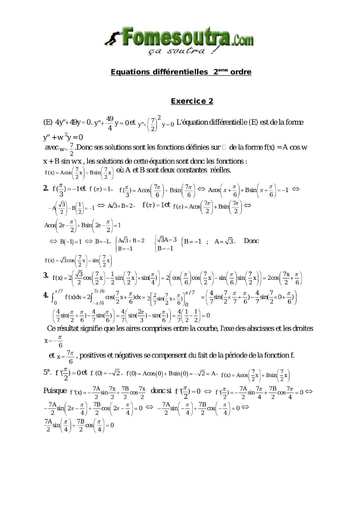 Corrigé TP 12 Equations différentielles 1er ordre - niveau Terminale Scientifique