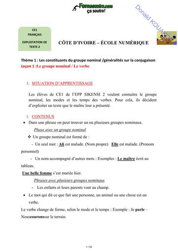 PRIMAIRE EXPLOITATION DE TEXTE 2 CE1 BY TEHUA