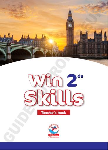 Manuel d'anglais win skills Guide 2nde by Tehua