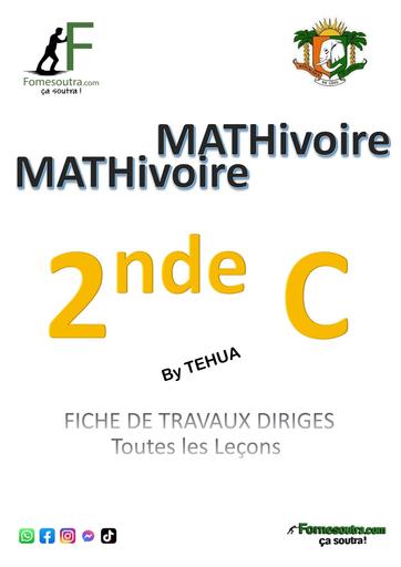 DOC TRAVAUX DIRIGES MATHS IVOIRE 2nde C BY TEHUA