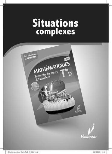Situation complexe Maths Tle D vallesse