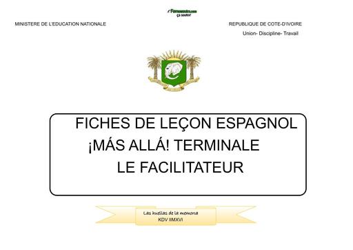 FICHE DE COURS ESPAGNOL MAS ALLA Tle A by TEHUA