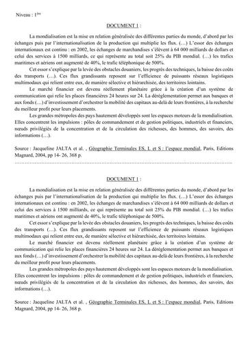 HISTOIRE GEOGRAPHIE 1ière DOCUMENT 1 TH4 G8 BY TEHUA