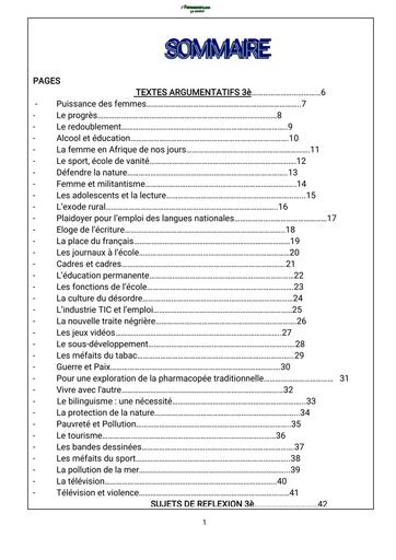 BANQUE DE TEXTES Français 3ième  4ième  5ième 6ième by Tehua