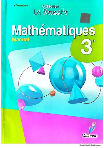 COLLECTION LA REUSSITE Maths La Réussite 3ième BY TEHUA