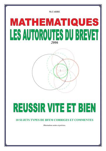 Annales les autoroutes du brevet Maths 3ème by Tehua