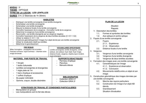 Apc fiche de COURS COMPLET PC APC 3e by Tehua