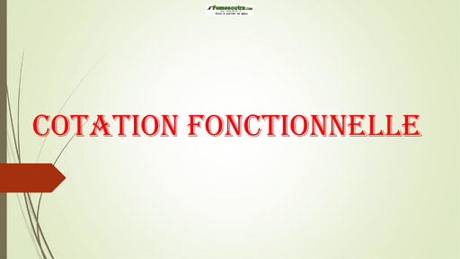 Diapo Cotation Fonctionnelle