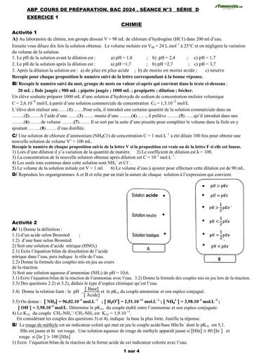 ABP FICHE PRÉPA BAC 2024 PC SERIE D by Tehua