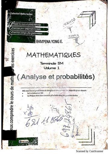 Collection math facile terminale sm tome 1 by TEHUA