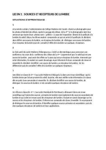 COMPETENCE 1 NIVEAU 4ième BY TEHUA