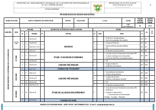 Pprogression CMI 2BT  ELECTRONIQUE 2 HEURES
