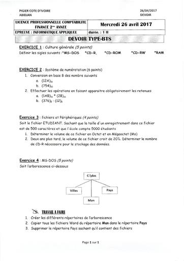 DEVOIR BTS 2 2017 INFORMATIQUE APPLIQUEE COMPTABILITE FINANCE3