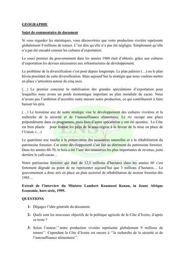 ENS HG PREPA 4  2021 SUJET DE COMMENTAIRE DE DOC BY TEHUA