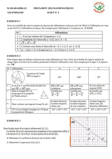 PREPA sujet 4 BEPC 2024 MATHEMATIQUES MONAJOCE by DJAHASHIKAN