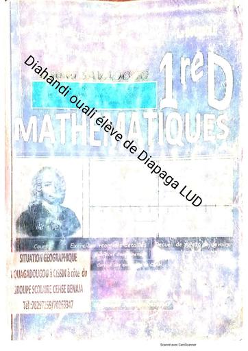 Boussole Mathématiques 1iere D by Tehua