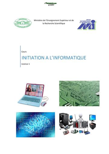 LICENCE MATHS INFO cours architecture des ordinateur diarra 2023 by TEHUA