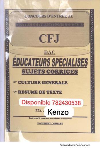 Concours CFJ Educateur Specialise BAC by Tehua