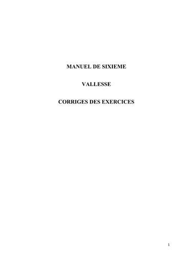 Corrigé Manuel Vallesse La réussite Physique Chimie 6ième By Tehua