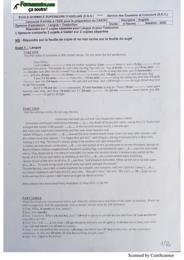 PREPA ENS ANGLAIS SUJETS 2 ANGLAIS BY TEHUA