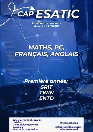 CAP ESATIC DOC OFFICIEL PREMIUM (Maths, Pc, Ang et Fr) by Tehua