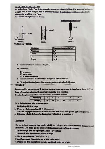 fiche 2 Pc (masse et poids) 3ieme by Tehua.pdf